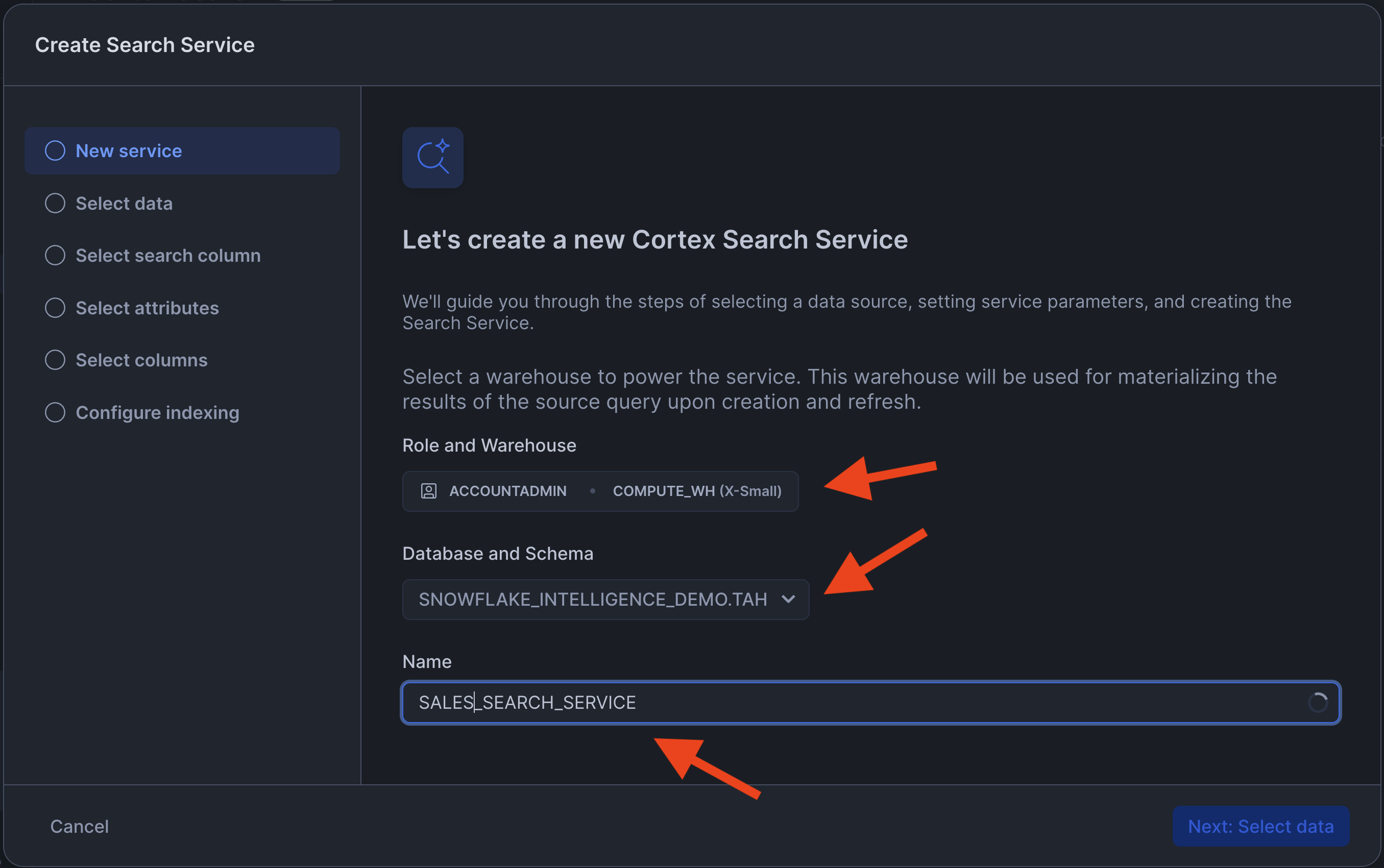 Creating Search Services